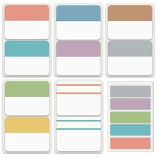 ELII 300 Pcs Tabs 2 Inch Sticky Index Tabs,Writable Book 2 inch, Pastel