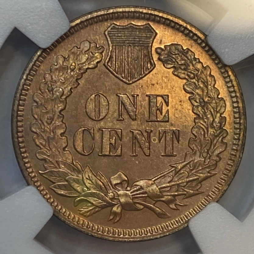 1879 - Indian Cent Proof - NGC PF64RB Nearly Full Red Exact Coin Imaged - Image 2 of 4