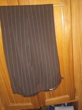 Women  s Brown Pinstripe Dress Pants Regular Fit MPN TZMU0041