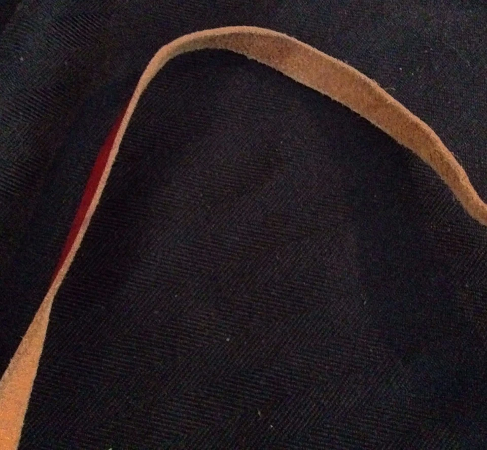 Cartera de Cuero Estampada Tooled Roja Hippie Boho Grunge Estilo 10 Por 6" Genial Foto 4 de 4