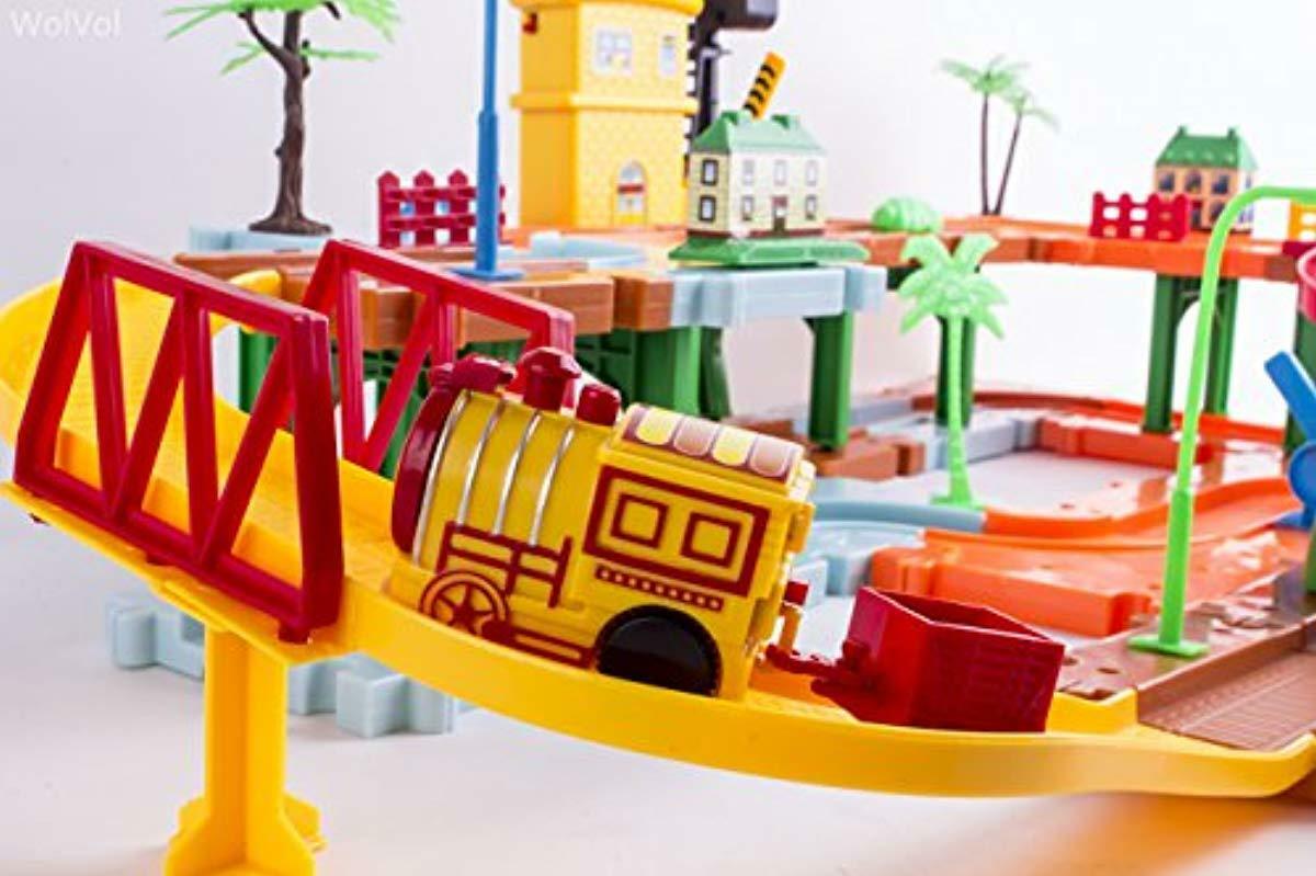 wolvol big train tracks set