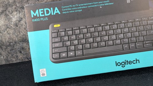 Logitech - K400 Plus TKL Wireless Membrane Keyboard for PC/TV/Laptop/Tablet - Picture 4 of 12