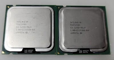 Lot of 2 Intel Pentium 4 531 SL9CB 3.00 Ghz/1M/800/04A Socket 775 CPU Processor