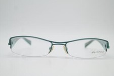 Vintage Glasses Alain Mikli A0656 Green Half-Rim Eyeglass Frame