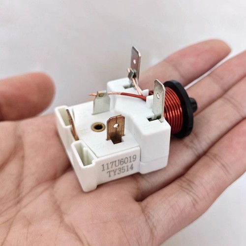 For Refrigerator Compressor 117U6019 Heavy Hammer Starter / 117U5017 Capacitor - Picture 3 of 6