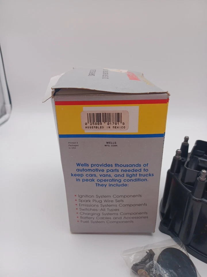 WELLS DISTRIBUTOR CAP DR920 GENERAL MOTORS 8 CYL.CADILLAC AND CAMARO — 第 3/3 张图片