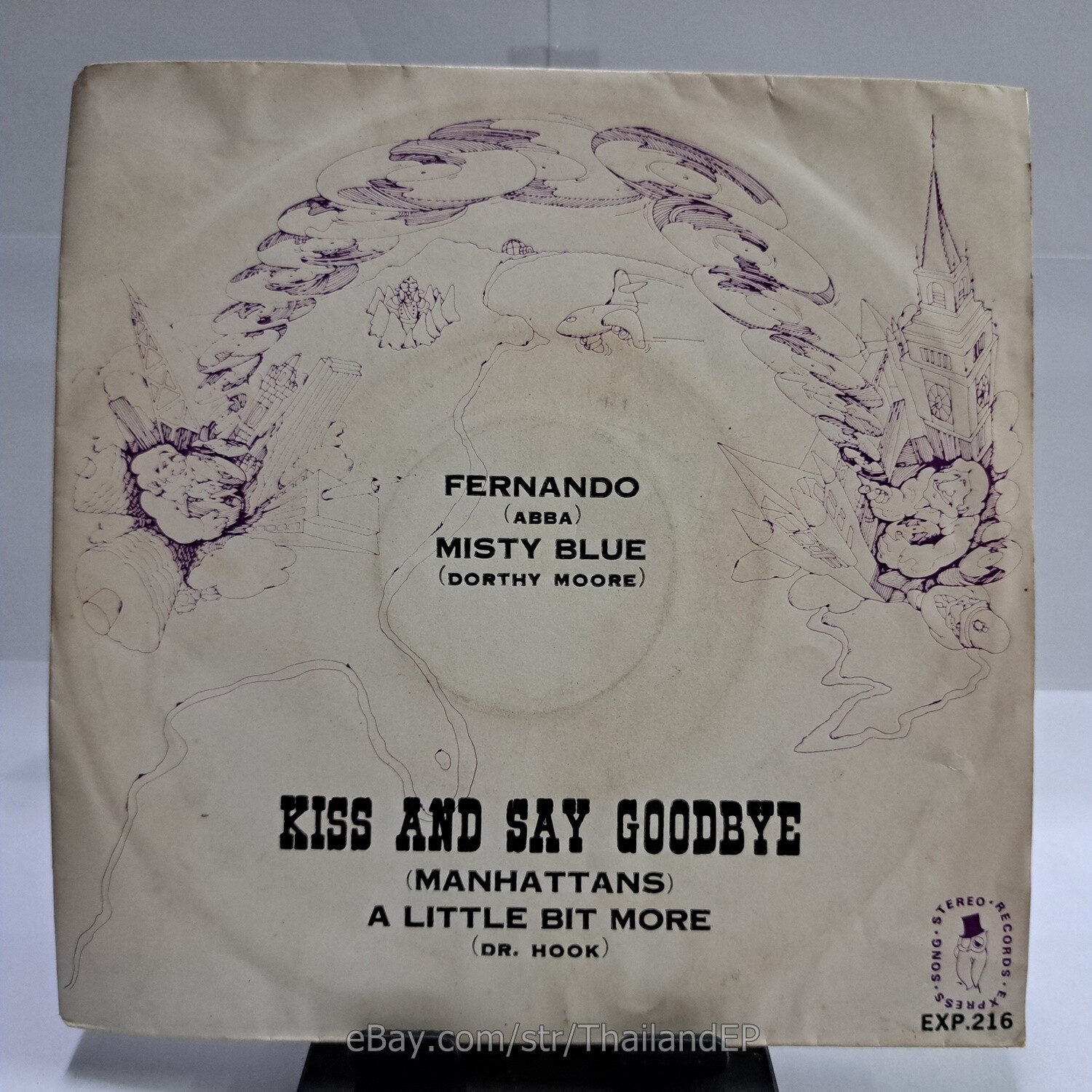 MANHATTANS /ABBA  /DORTHY MOORE /DR.HOOK THAILAND EP 45 THAI