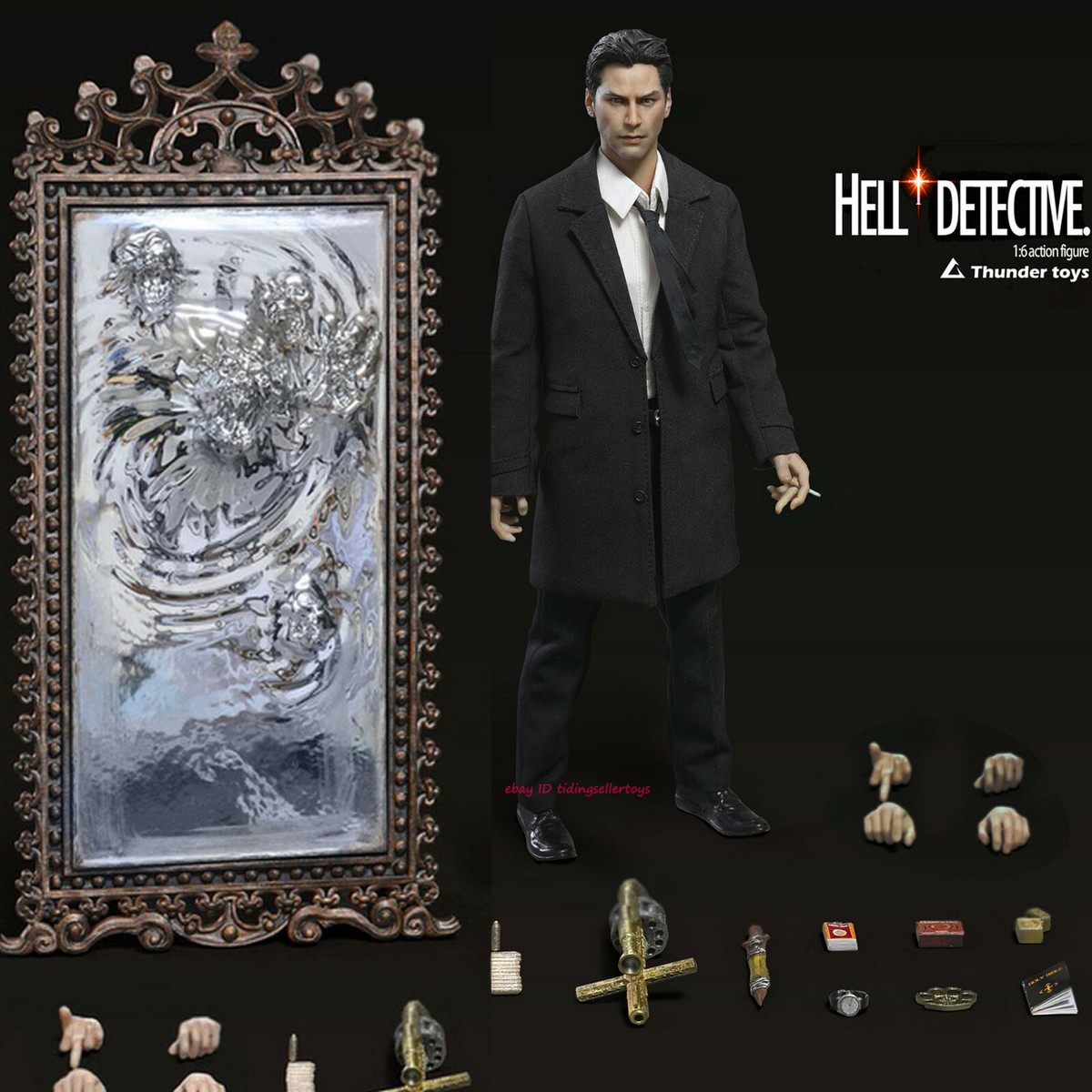 Thundertoys 1/6 Guidance Hell Detective Action Figure Collectible