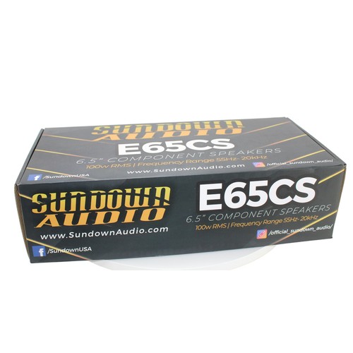 4 Pair Sundown Car Audio 6.5" 800W Peak 4 Ohm 2-Way Component Speakers E-6.5CS - Picture 6 of 6