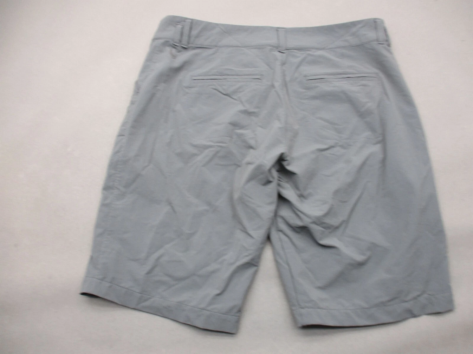 lole zip fly pockets stretch flat front chino shorts