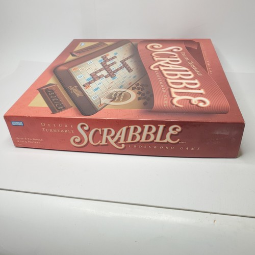Parker Brothers Scrabble Deluxe Edition Rotating Turntable COMPLETE 04034 - Picture 12 of 12