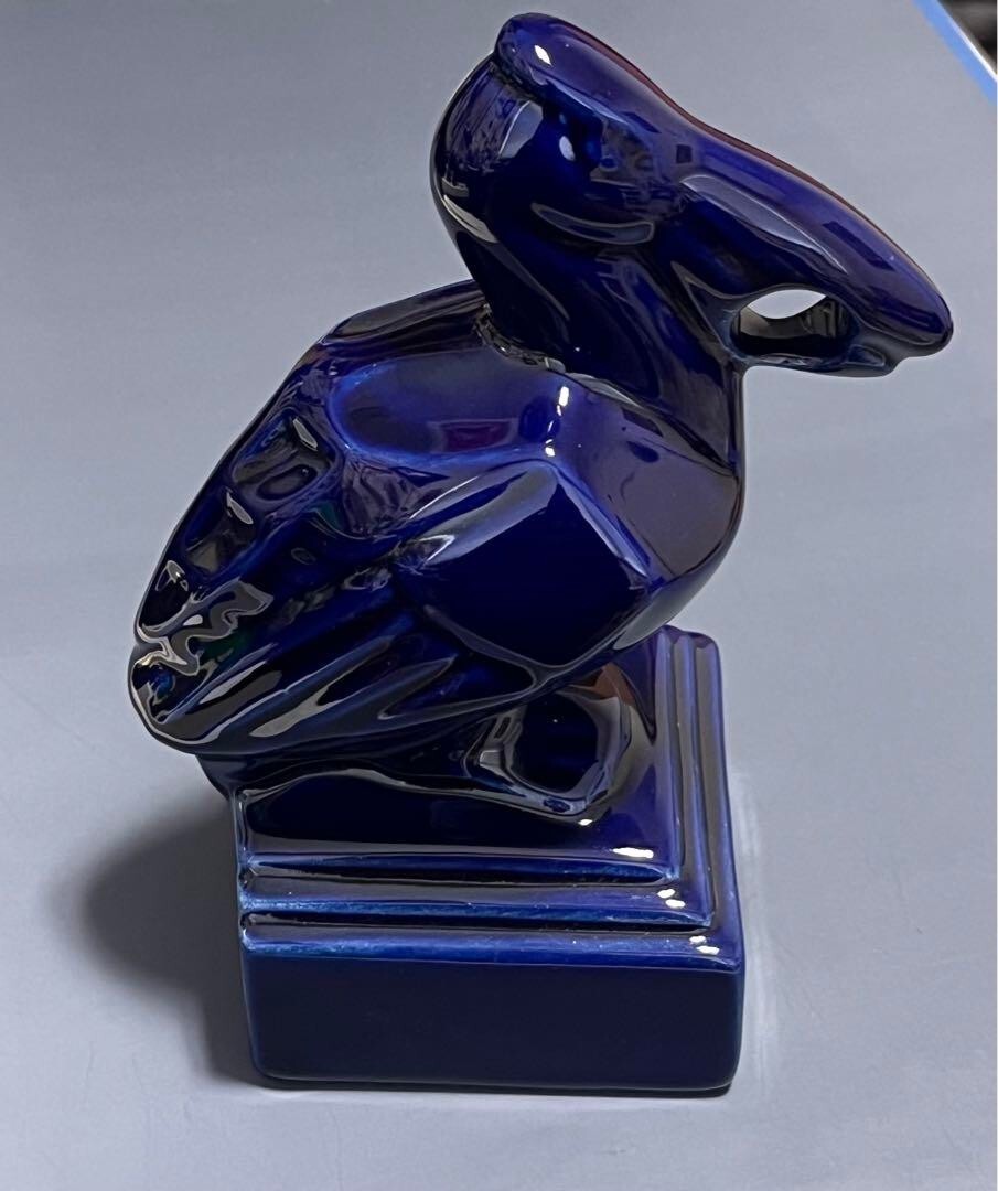 Pelikan Pelican Fountain Pen Stand display Vintage figure Blue
