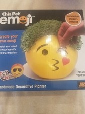 Chia Pet Emoji- Create Your Own Emoji New In Box Stickers Included rare Vintage 