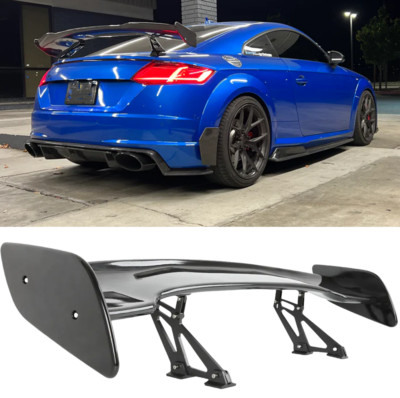 46'' Schwarz glänzend GT-Race Heckspoiler Heckflügel Wing Für Audi TT 8S TTS RS