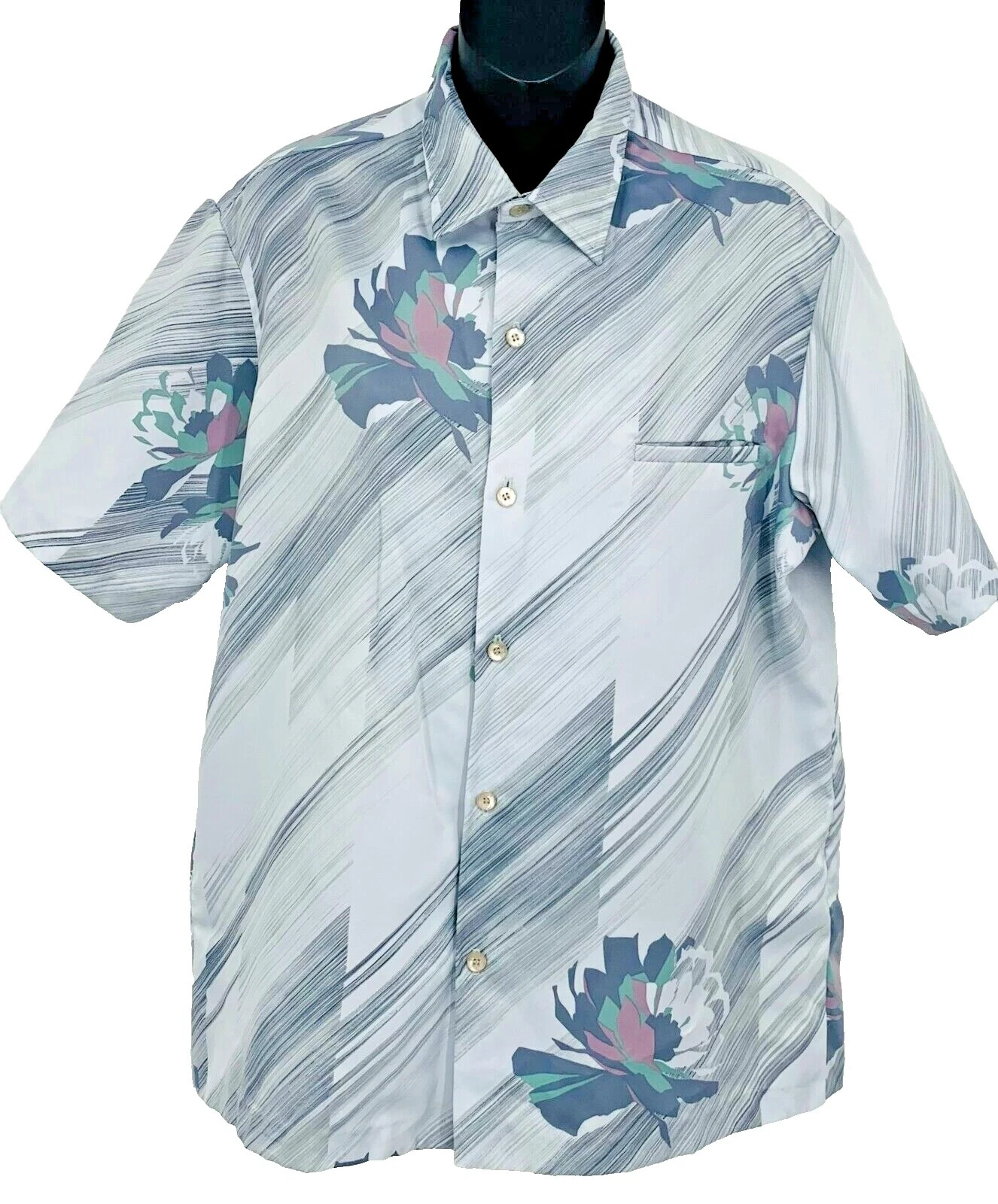 Повседневные мужские рубашки на пуговицах Tori Richard полиэстер