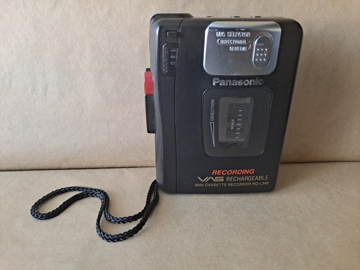 Panasonic Mini Cassette Recorder RQ-L349 Tested - NO Charger Panasonic Mini Cassette Recorder RQ-L349 Tested - NO Charger