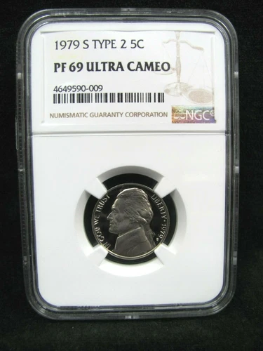 1979-S Type 2 Jefferson Nickel - NGC PF 69 Ultra Cameo