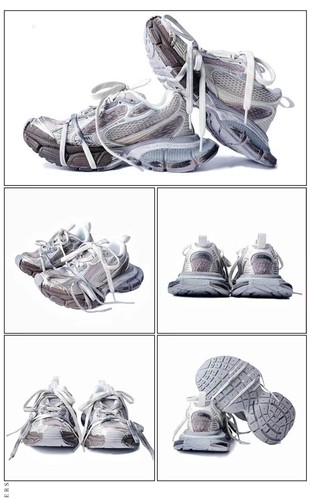 Zapatillas deportivas Paris 3XL teñidas de barro y estresadas para zapatos de papá viejo - Imagen 15 de 31