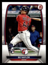 Bo Naylor 2023 Bowman #60 Cleveland Guardians BASEBALL ROOKIE *060