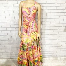 Farm Rio Women’s Mixed Prints Tiered Maxi Dress - Size Medium