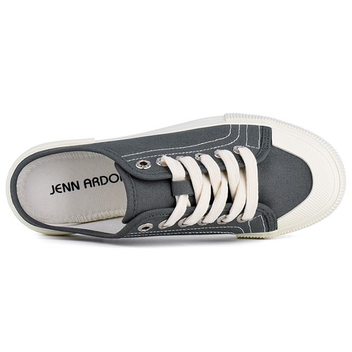 Women's Canvas Slippers Shoes Mules Sneakers Slip On Low Top Shoes Walking Flats - Picture 32 of 68
