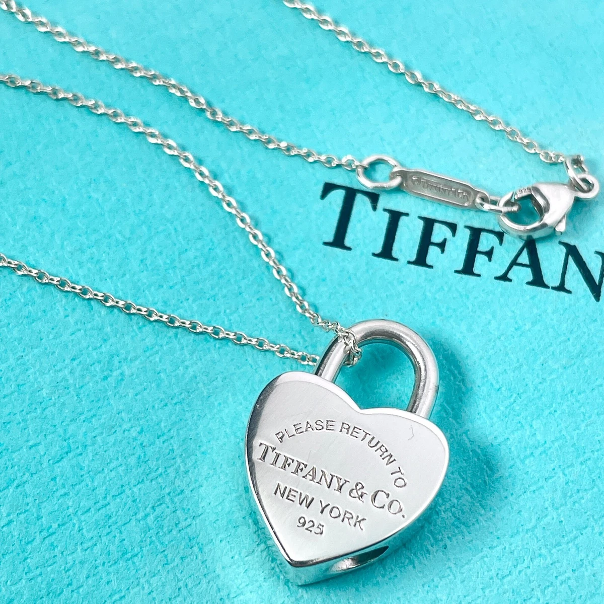 Tiffany heart lock necklace deals