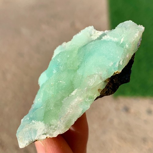 46G Natural blue texture stone crystal,Heteropolar of Chinese blue aragonit - Picture 10 of 23