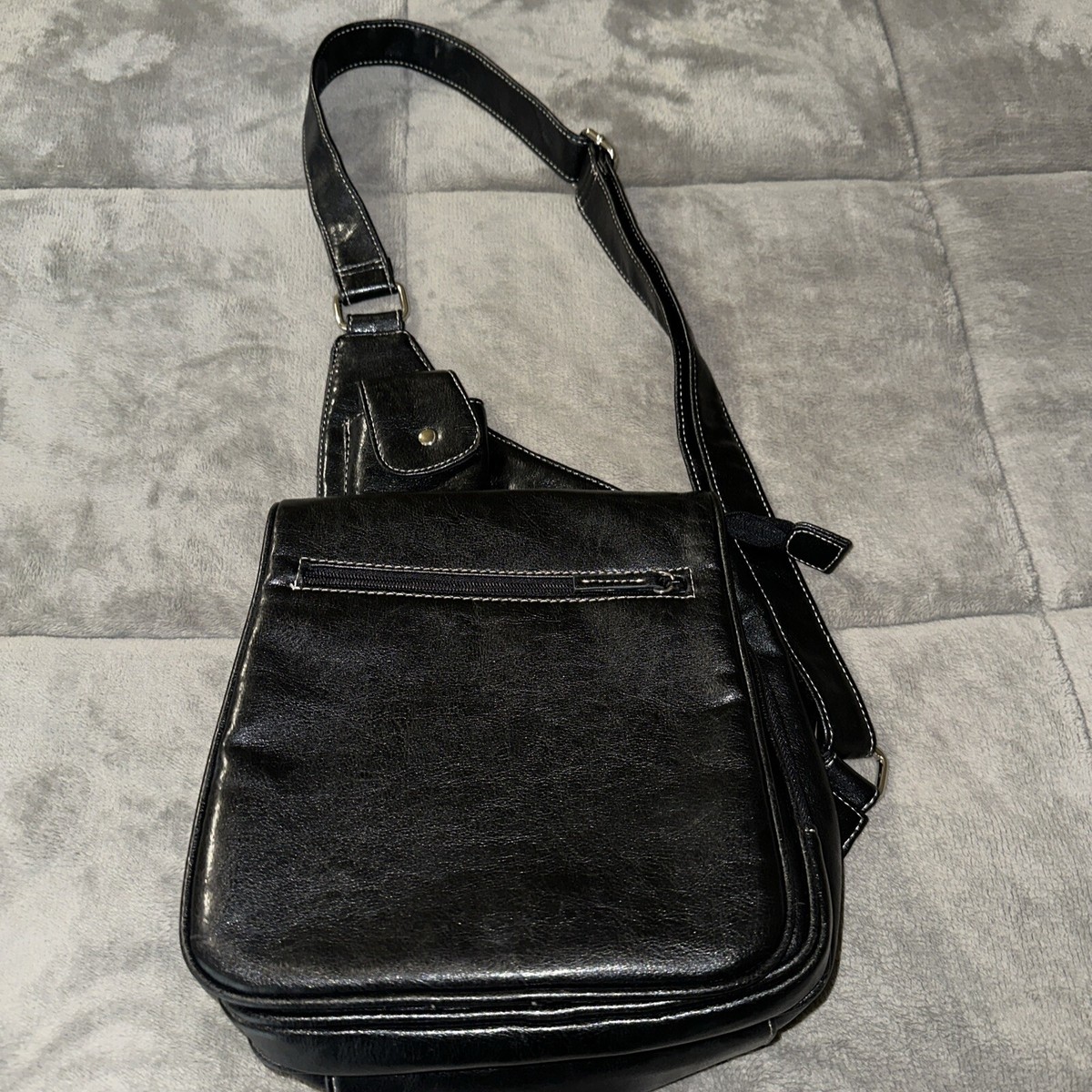 ALFRED DUNNER BLACK CROSS BODY, SHOULDER BAG, HANDBAG, PURSE EUC