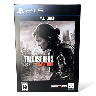 THE LAST OF US PART II REMASTERED WLF EDITION PS5 BRAND NEW SEALED