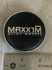 MAXXIM Custom Wheels CHROME Black Wheel Rim Hub Cover Center Cap C-080