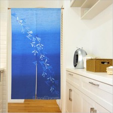 New Japanese Noren Doorway Curtains Room Doorway Divider Blue Lucky Flying Fish