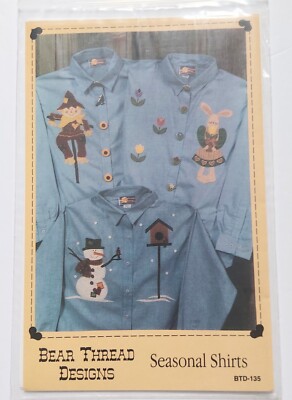 Bear Thread Designs 135 Crafts A Shirt For All Seasons Dianna Akers 1994