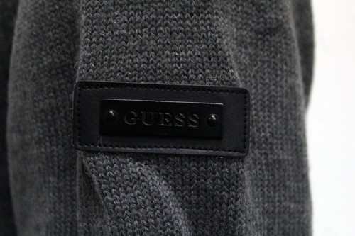 GUESS Men's Sweater Size XL Winter Pullover Gray - Picture 9 of 12