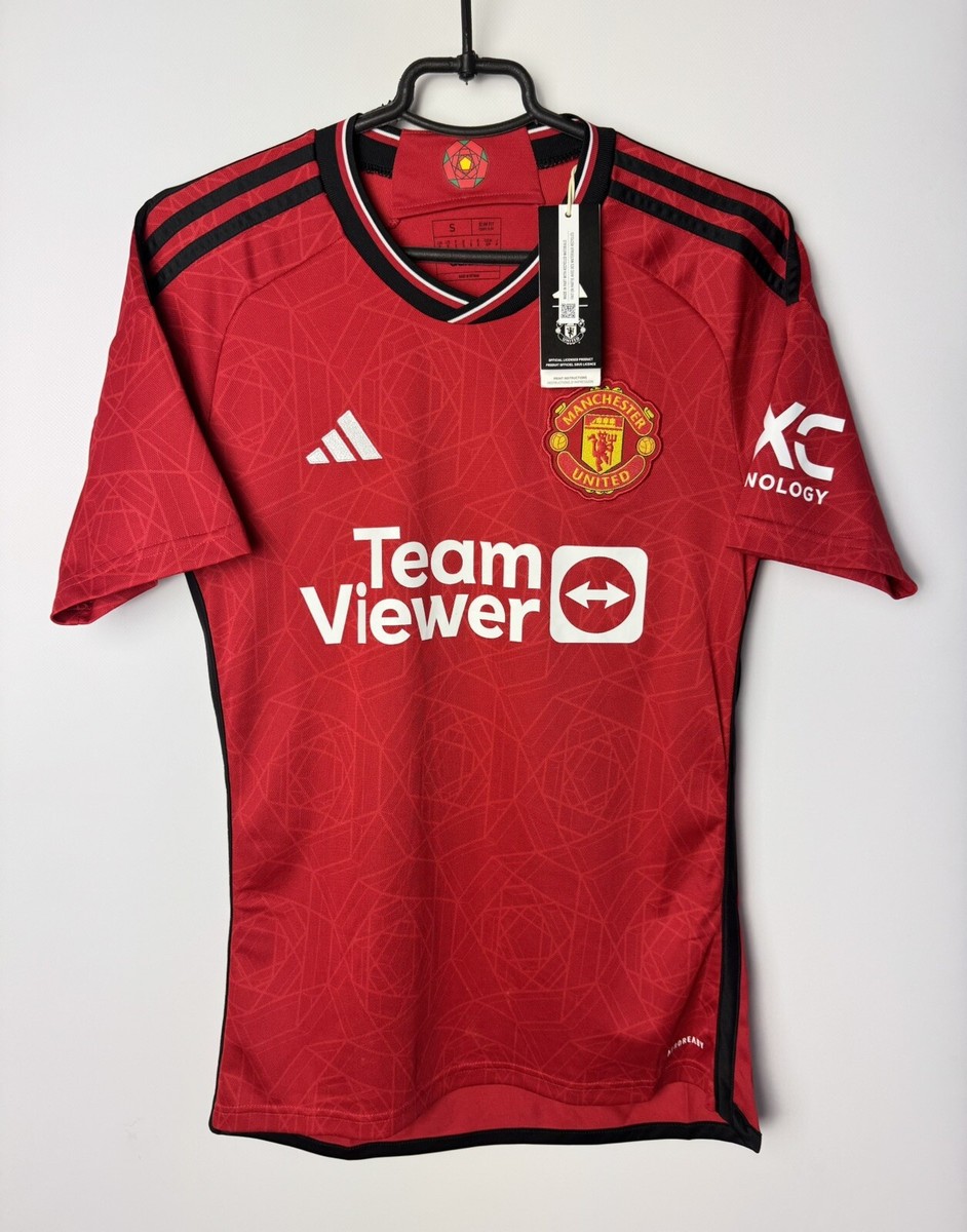 MANCHESTER UNITED 2023 2024 HOME FOOTBALL SHIRT SOCCER