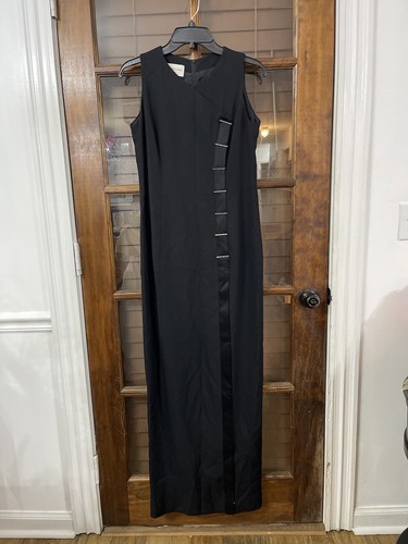 Dress Size 6 Long Black Sleeveless Evening Party Evan Picone