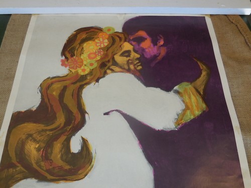 Original Kersten Bros. 1968 poster...Love stars when another person's needs.... - Picture 2 of 11