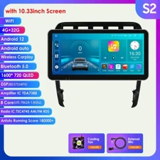10.33" Carplay Android 12 Car GPS Navi Radio Stereo For 2002-10 Porsche Cayenne