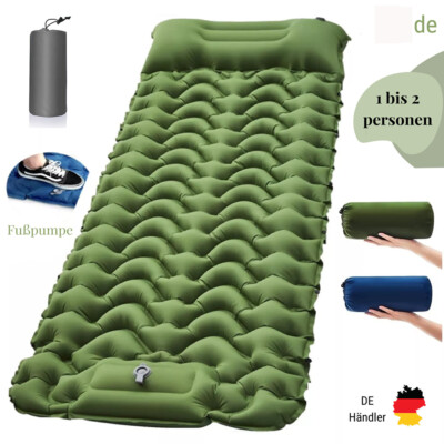 Kompakte Camping Isomatte Luftmatratze Aufblasbare Matratze Schlafmatte Isomatte