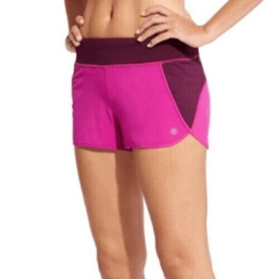 ★ ATHLETA ★ Athleta Womens Track This Run Shorts Magenta Pink Lined