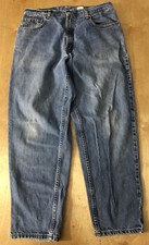 Vintage Levi's 506 Light Wash Orange Tag Tapered Jeans Size 34x30 100 Cotton