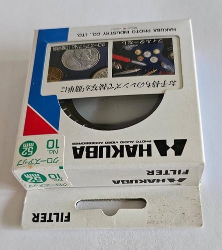 52mm Close Up Macro +10 #10 Glass Lens filter Made in Japan Hakuba E-52 52 mm - Picture 4 of 4