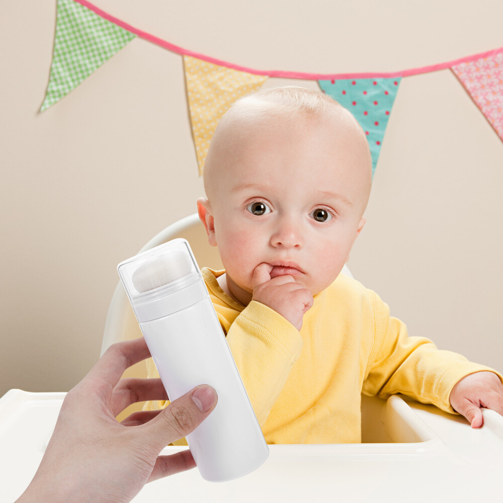 2pcs Face Powder Container Baby Powder Supplies Outdoor Baby Powder Box