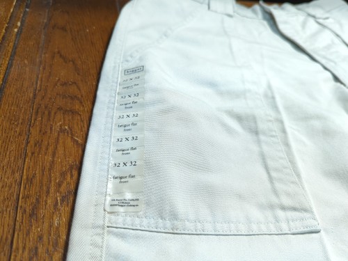 New haggar pants relaxed fit fatigue flat front cargo khaki cotton Size 32x32 - Picture 3 of 5