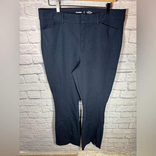 Old Navy High Rise Pixie Schlaghose Größe 16 Tall dunkelblau Secret glatte Tasche