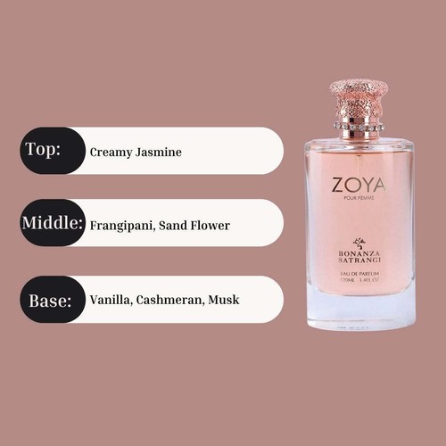 Zoya Pour Femme EDP Spray 100 ML (3.4 OZ) by Bonanza Satrangi - 第 3/5 張圖片