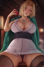 Poster manga tela stampa HD Tsunade Naruto anime ragazza sexy SFW senza cornice