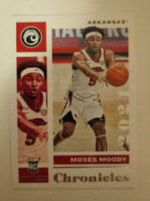 2021 Panini Chronicles Draft Picks #11 Moses Moody RC! Arkansas/Golden State