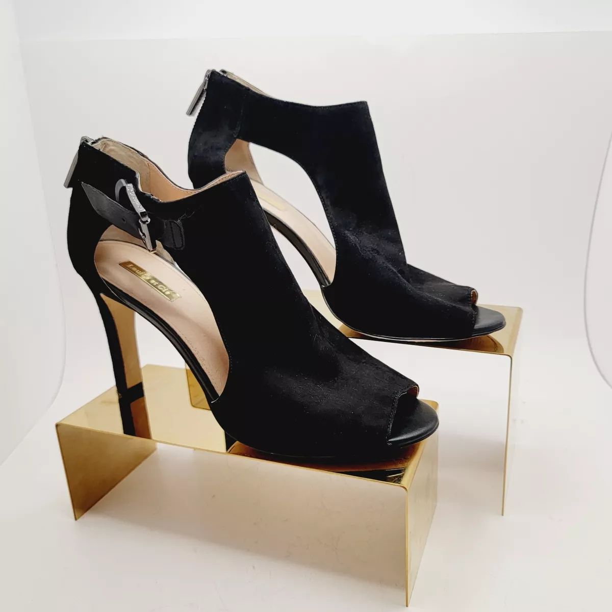Olivia cutout peep shop toe bootie