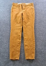 Pilcro And The Letterpress High Rise Skinny Corduroy Pants Womens Size 28 Brown