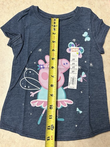 New w/tags 2 Toddler Girls 2T Peppa Pig Ballerina & Gabby’s Dollhouse T-Shirts - Picture 7 of 10